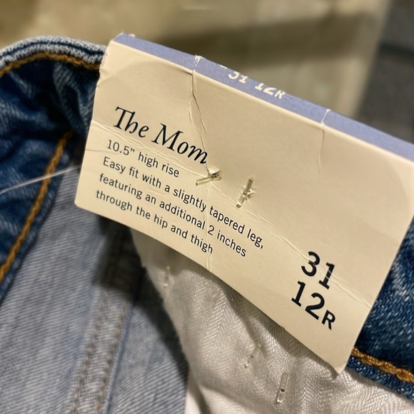 Womens New Abercrombie & Fitch Curve Love The Mom High Rise Jeans - Picture 7 of 7